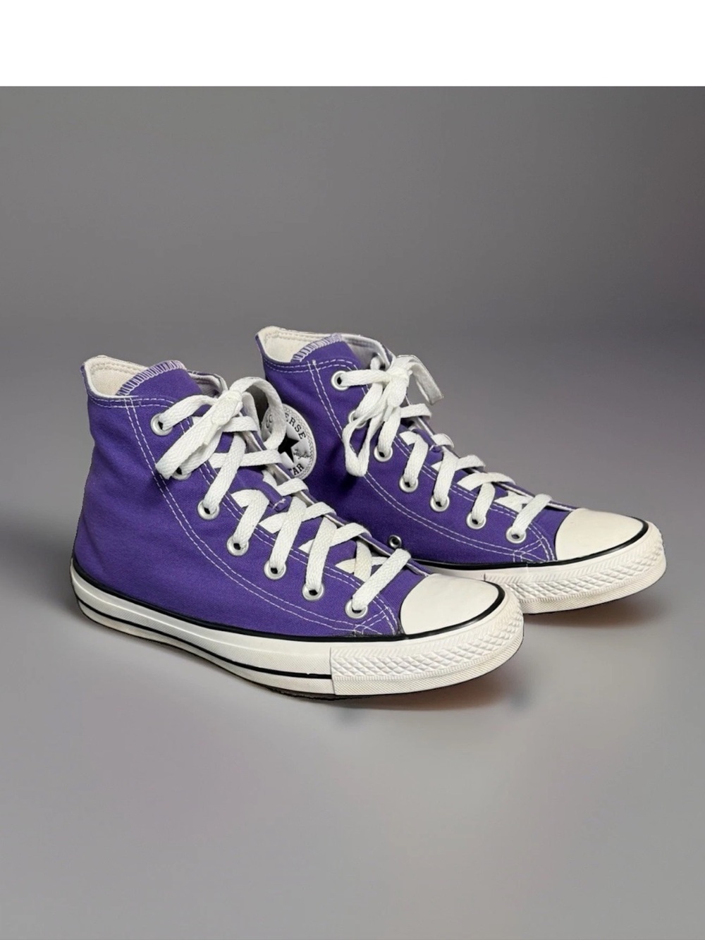 Converse  All Star Hi Top Women's Purple Sneakers Size 8